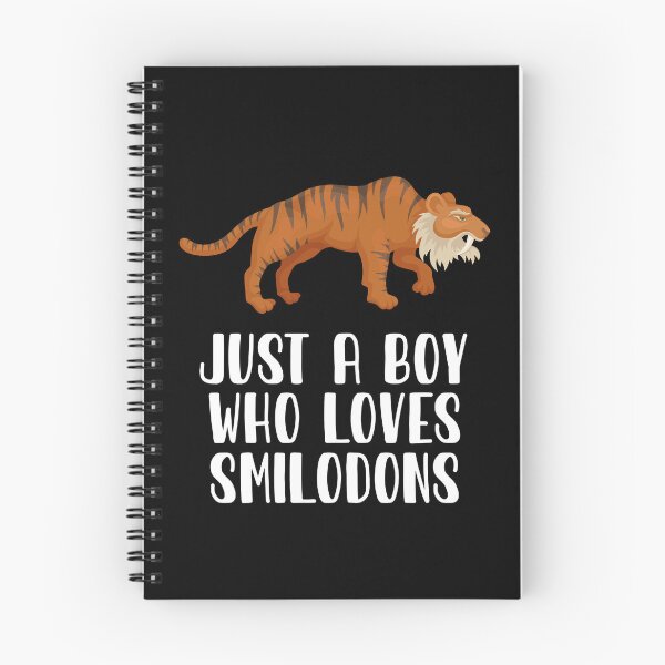 Item preview, Just A Boy Who Loves Smilodons  designed and sold by CosmoKitsch.