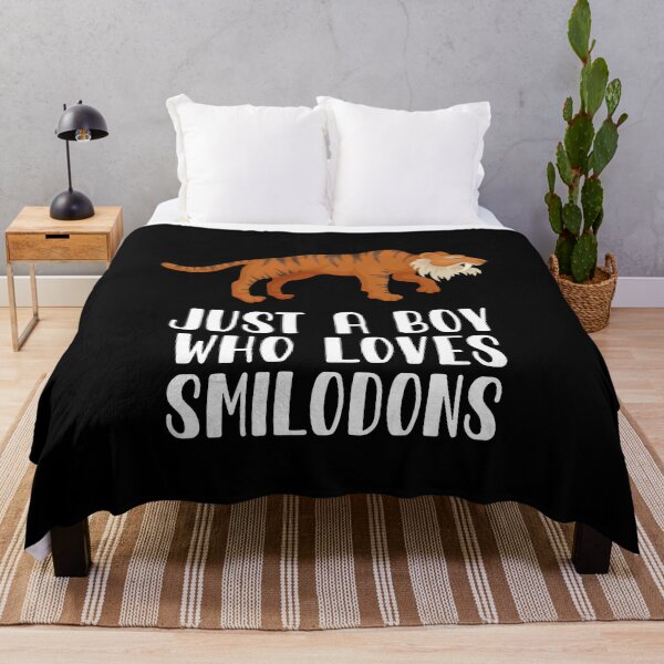 Item preview, Just A Boy Who Loves Smilodons  designed and sold by CosmoKitsch.