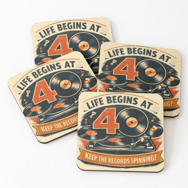 Item preview, Life begin at 40 designed and sold by Drago0607.