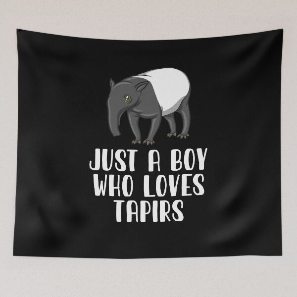 Item preview, Just A Boy Who Loves Tapirs  designed and sold by CosmoKitsch.