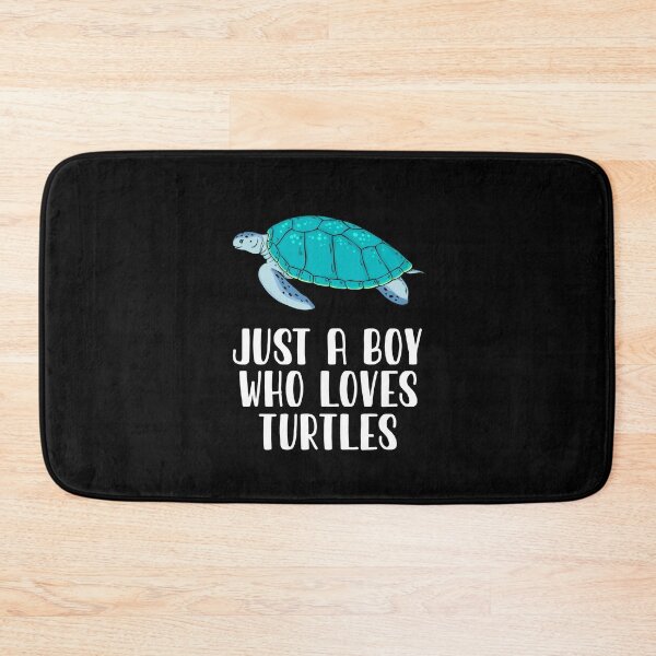 Item preview, Just A Boy Who Loves Turtles  designed and sold by CosmoKitsch.