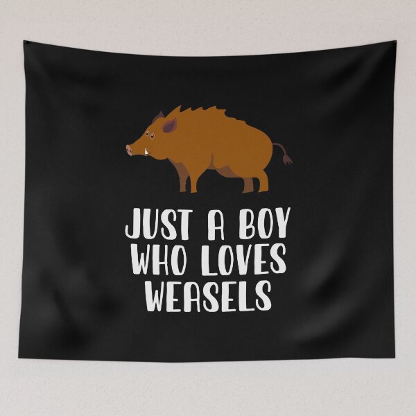 Item preview, Just A Boy Who Loves Warthogs  designed and sold by CosmoKitsch.