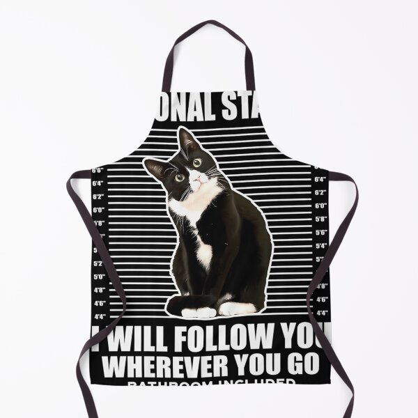 Item preview, Tuxedo Cat Personal Stalker Funny Cat Kitten Lovers Gift designed and sold by SyncSusscess.
