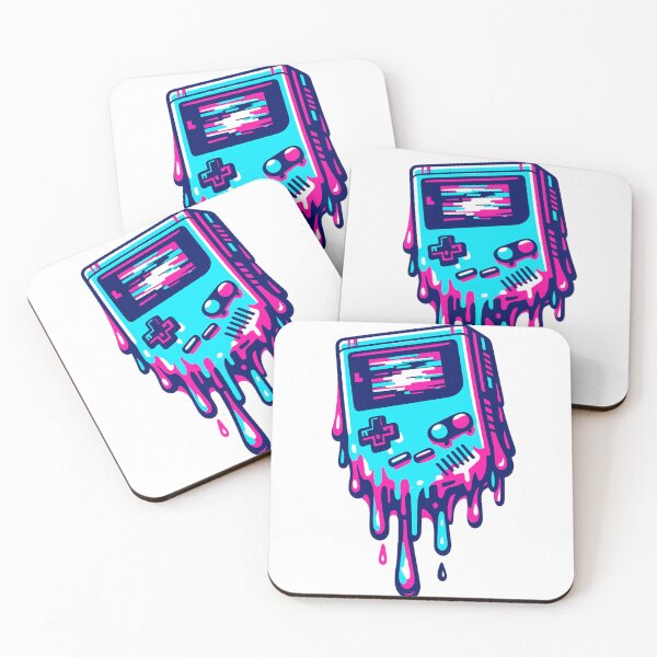 Item preview, Melting Retro Gaming Console Glitch Art Vaporwave Gamer Aesthetic designed and sold by Retro Mood Co.