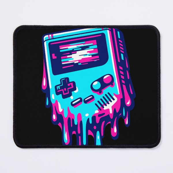 Item preview, Melting Retro Gaming Console Glitch Art Vaporwave Gamer Aesthetic designed and sold by Retro Mood Co.