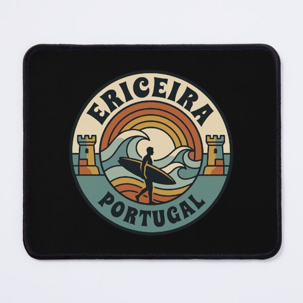 Item preview, Ericeira Portugal Retro Surf designed and sold by Digital Art Works Hub.