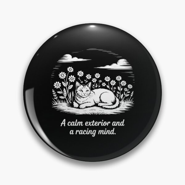 Item preview, A Calm Exterior And A Racing Mind designed and sold by theartfulaspie.