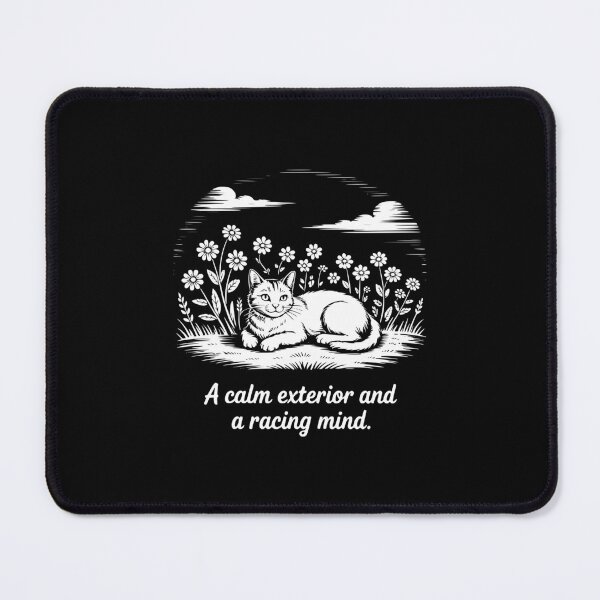 Item preview, A Calm Exterior And A Racing Mind designed and sold by theartfulaspie.