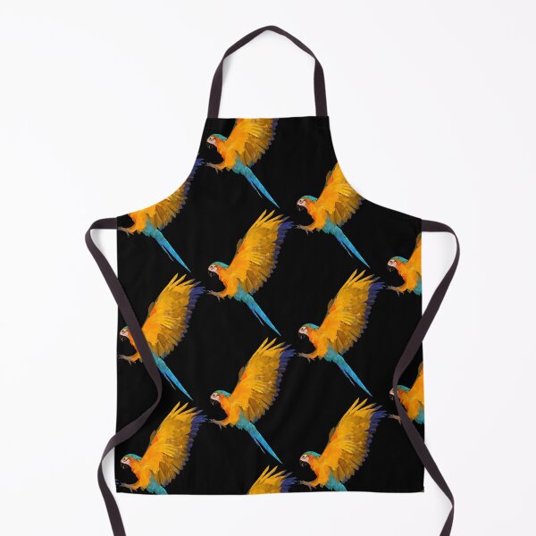 Item preview, cool colorful parrot designed and sold by Feral Lines Studio .