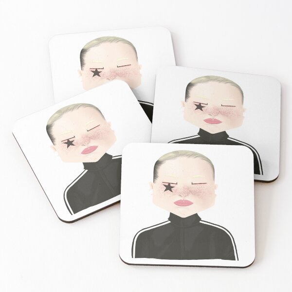 Item preview, Girl with Black Star designed and sold by ROCIODRAMATICA.