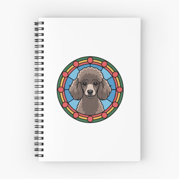 Item preview, Poodle Stained Glass Portrait designed and sold by theartfulaspie.