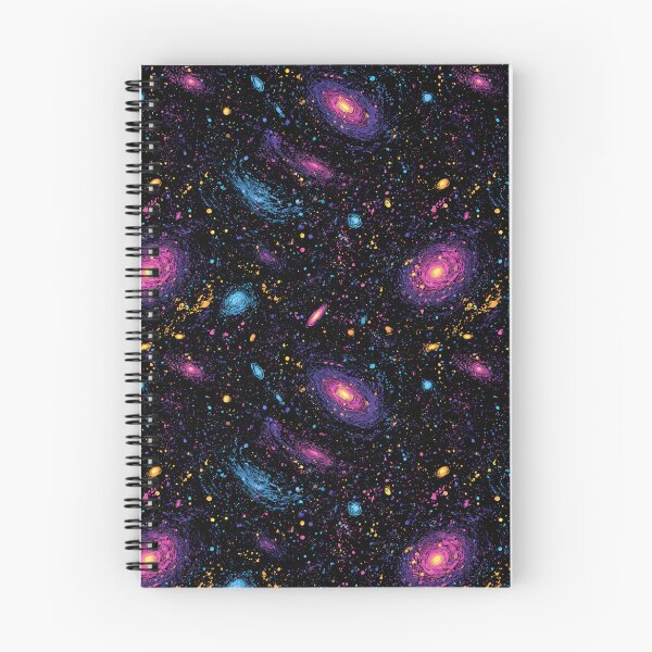 Item preview, Vibrant Cosmic Galaxy Abstract Space Art Pattern designed and sold by NicolasGlowArt.