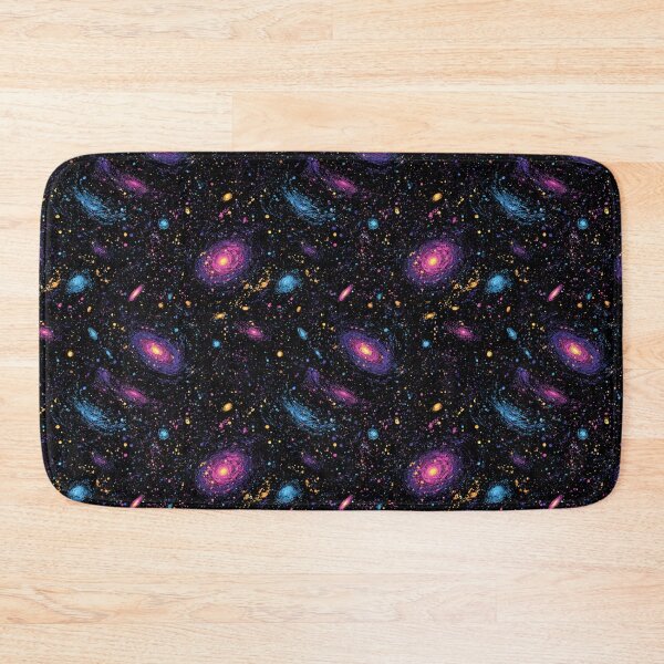 Item preview, Vibrant Cosmic Galaxy Abstract Space Art Pattern designed and sold by NicolasGlowArt.