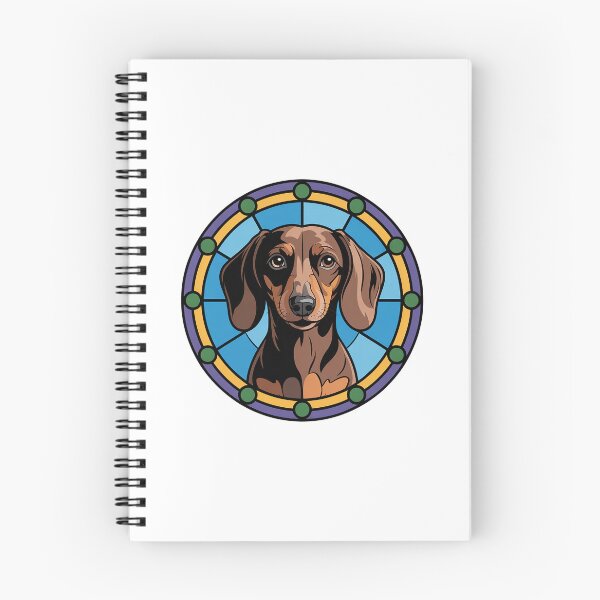 Item preview, Dachshund Stained Glass Portrait designed and sold by theartfulaspie.