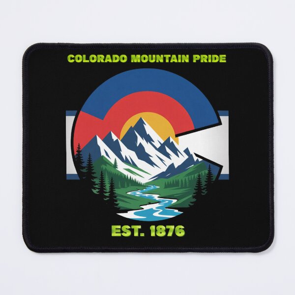 Item preview, Colorado Mountain Pride - Mountains Nature Emblem - Est 1876 designed and sold by Mind-Echo.