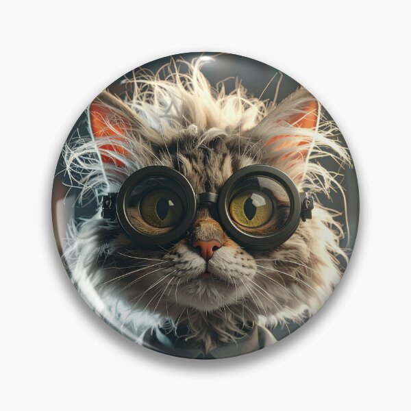 Item preview, Whimsical Scientist Cat Portrait designed and sold by BetweenForms.