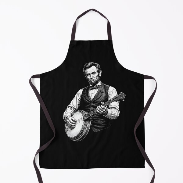 Item preview, President Abraham Lincoln Playing Banjo designed and sold by MintaApparel.
