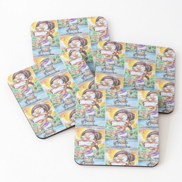 Item preview, Hometrainer Lady designed and sold by Claire Caricatures.
