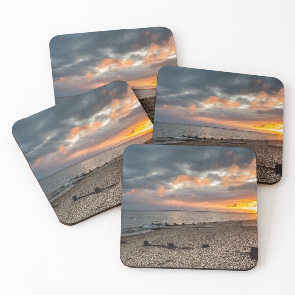 Item preview, Sunset on Hill Head Beach designed and sold by heidipics.