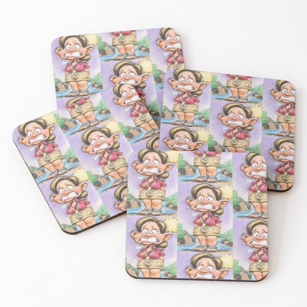 Item preview, Scared Lady designed and sold by Claire Caricatures.