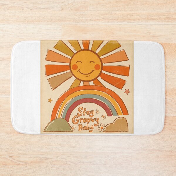 Item preview, Stay Groovy Rainbow | Retro baby design designed and sold by FehlingMedia.