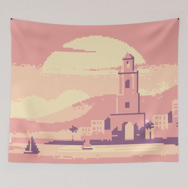 Item preview, Sunset Coast 8bit designed and sold by BrunoLinuxArt.