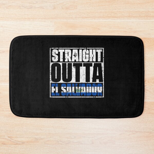 Item preview, Straight Outta El Salvador Flag designed and sold by CosmoKitsch.