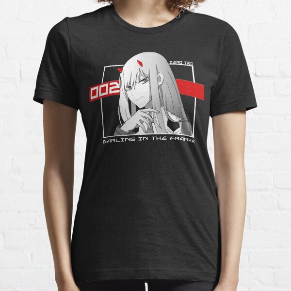 Zero Two Gray / Red Camiseta esencial