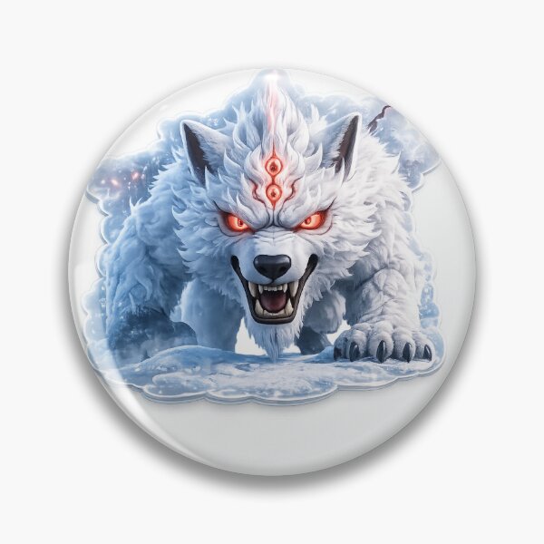 Item preview, Fierce White Fantasy Wolf Guardian designed and sold by Farheen786.