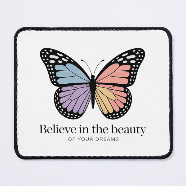 Item preview, Believe in the Beauty of Your Dreams Butterfly Quote designed and sold by Cool-cat-art.