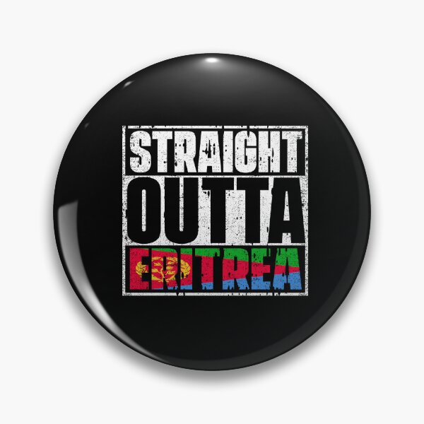 Item preview, Straight Outta Eritrea Flag designed and sold by CosmoKitsch.