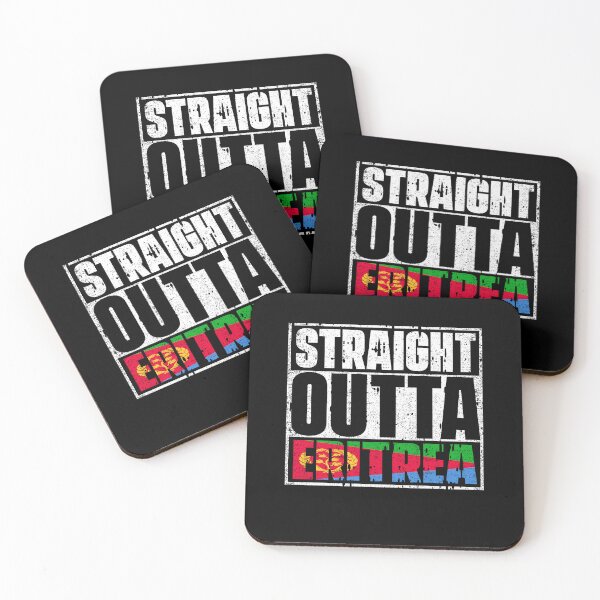 Item preview, Straight Outta Eritrea Flag designed and sold by CosmoKitsch.