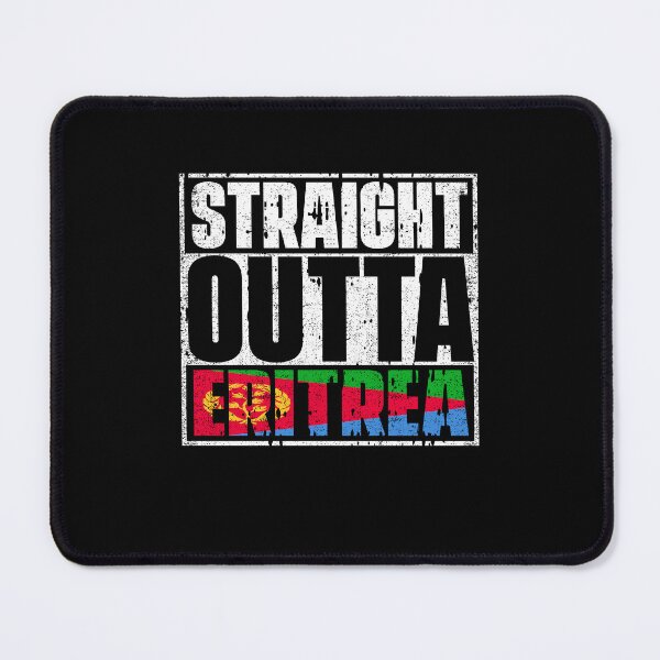Item preview, Straight Outta Eritrea Flag designed and sold by CosmoKitsch.