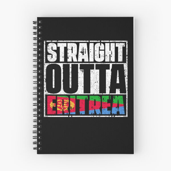 Item preview, Straight Outta Eritrea Flag designed and sold by CosmoKitsch.