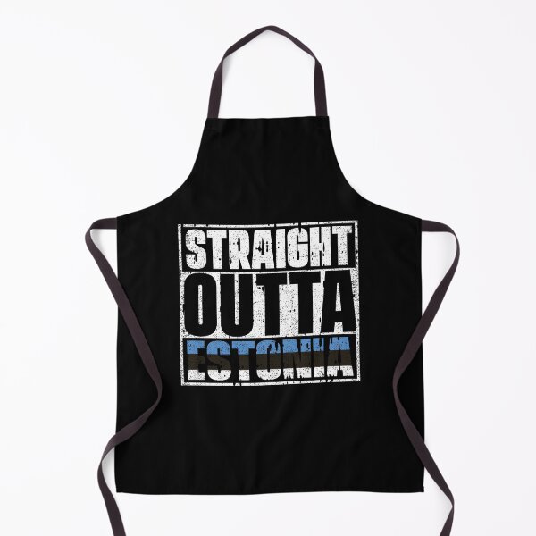 Item preview, Straight Outta Estonia Flag designed and sold by CosmoKitsch.