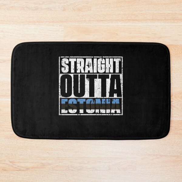 Item preview, Straight Outta Estonia Flag designed and sold by CosmoKitsch.