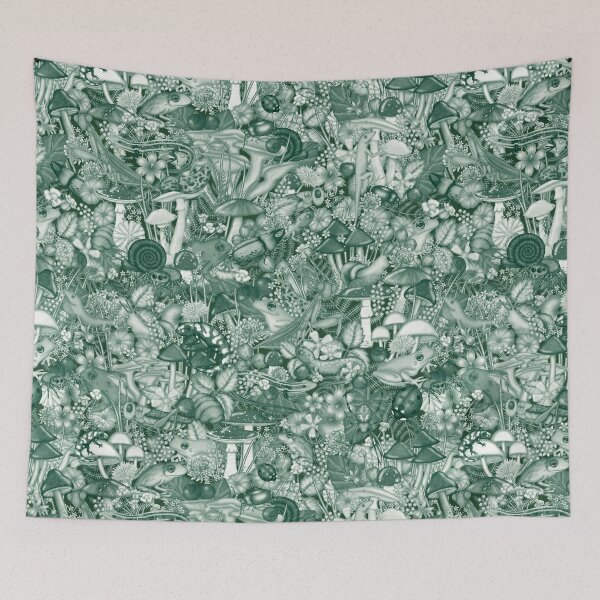 Item preview, Monochromatic Backyard Wildlife Nature Garden designed and sold by Sarah McDonough.