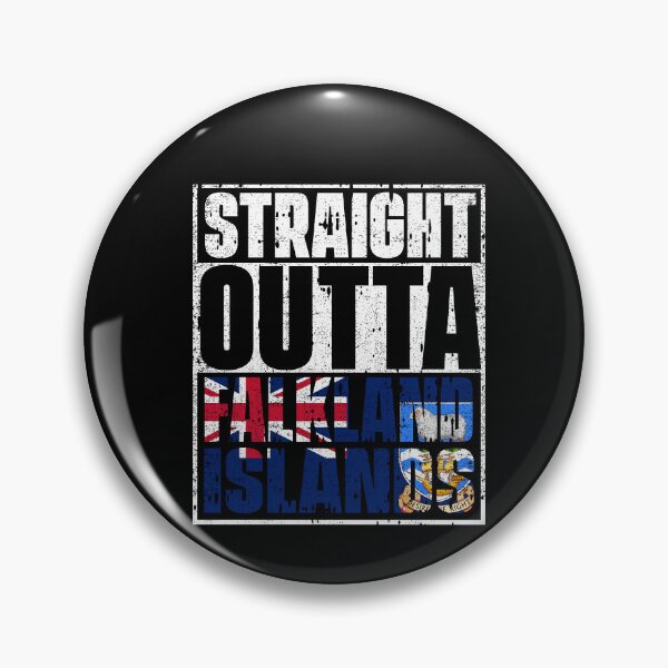Item preview, Straight Outta falkland islands Flag designed and sold by CosmoKitsch.