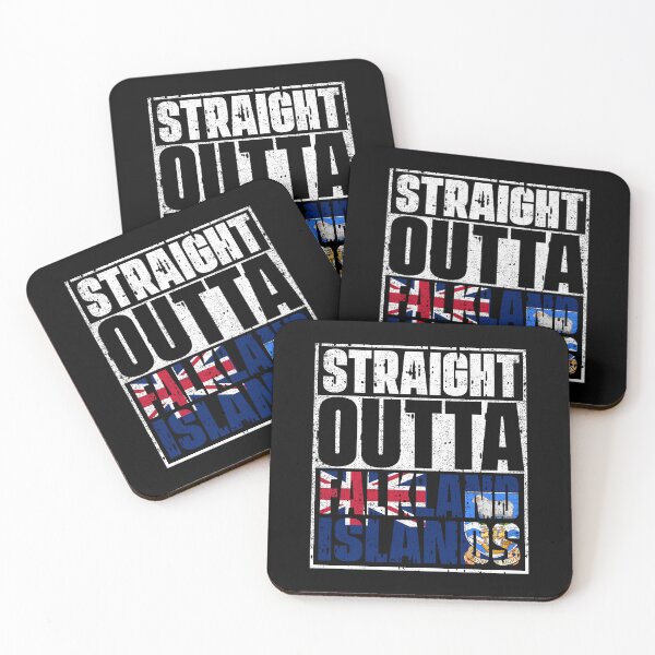 Item preview, Straight Outta falkland islands Flag designed and sold by CosmoKitsch.