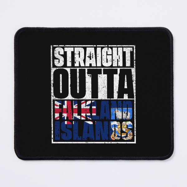 Item preview, Straight Outta falkland islands Flag designed and sold by CosmoKitsch.
