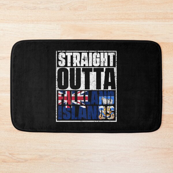 Item preview, Straight Outta falkland islands Flag designed and sold by CosmoKitsch.