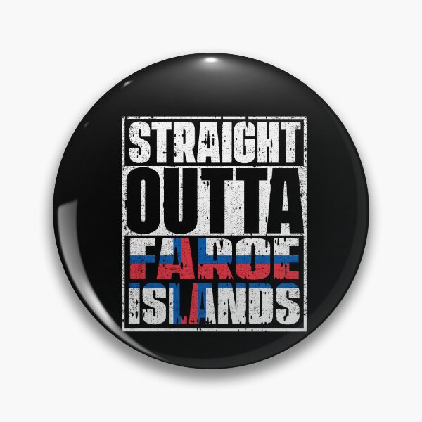 Item preview, Straight Outta faroe islands Flag designed and sold by CosmoKitsch.