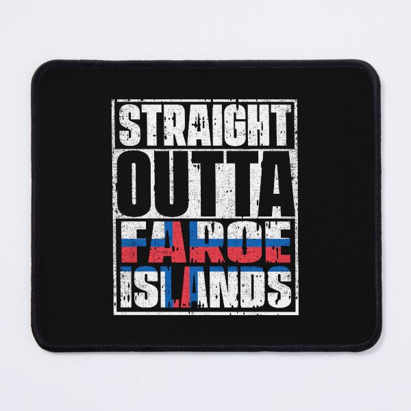 Item preview, Straight Outta faroe islands Flag designed and sold by CosmoKitsch.