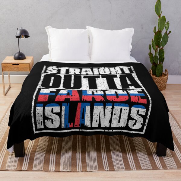 Item preview, Straight Outta faroe islands Flag designed and sold by CosmoKitsch.