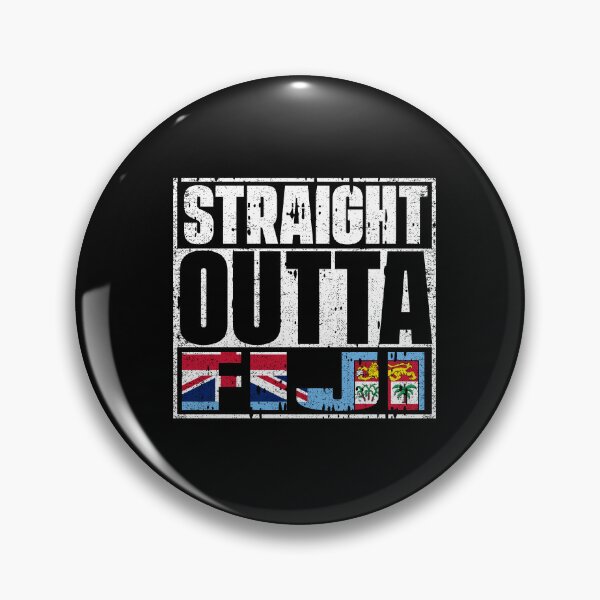 Item preview, Straight Outta Fiji Flag designed and sold by CosmoKitsch.