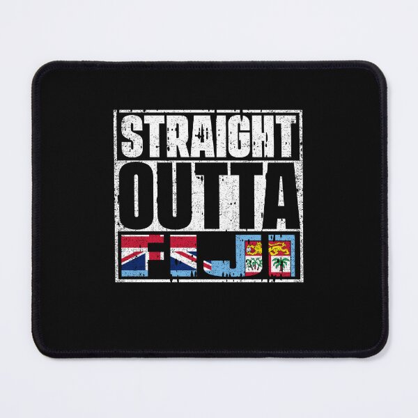 Item preview, Straight Outta Fiji Flag designed and sold by CosmoKitsch.