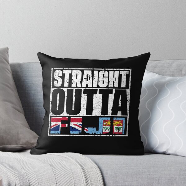 Item preview, Straight Outta Fiji Flag designed and sold by CosmoKitsch.