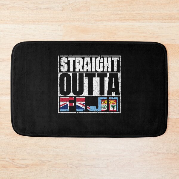 Item preview, Straight Outta Fiji Flag designed and sold by CosmoKitsch.