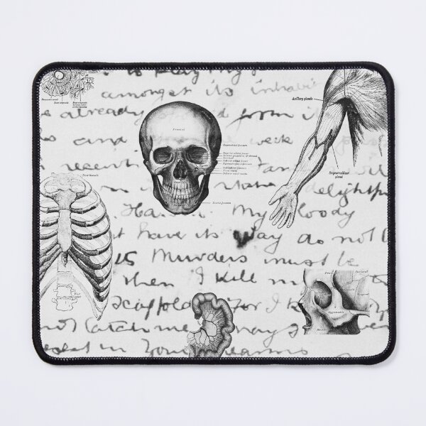 Item preview, Vintage Anatomy Collage with Handwritten Letter – Gothic Medical Art designed and sold by SpookyShadesLab.