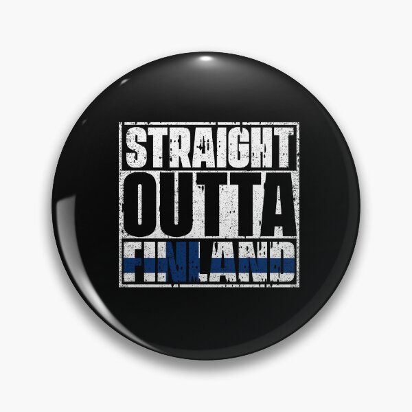 Item preview, Straight Outta Finland Flag designed and sold by CosmoKitsch.